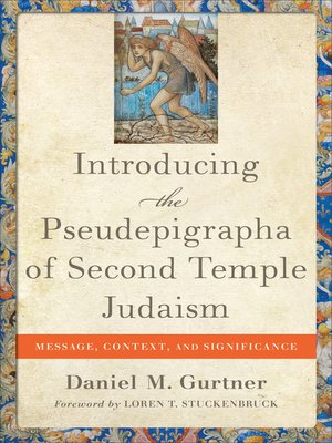 cover image of Introducing the Pseudepigrapha of Second Temple Judaism